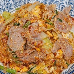 สุกี้แห้งหมู