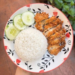 ข้าวไก่กรอบ