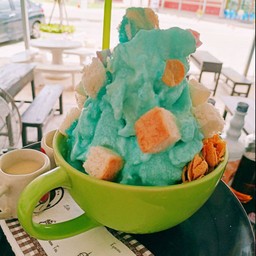 ปังเย็นบลูฮาวายนมสด