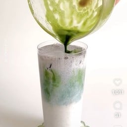 งาดำมะพร้าว มัทฉะลาเต้