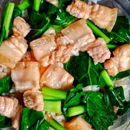 ข้าวคะน้าน้ำมันหอย