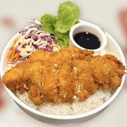 ข้าวเทอริไก่ทอด