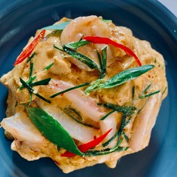 ข้าวห่อหมกทะเลไข่ข้น