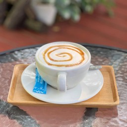 นมสดคาราเมล ร้อน