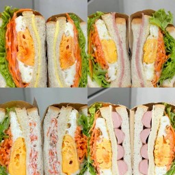 Halalwich แซนวิชเกาหลี ชานม นมสด