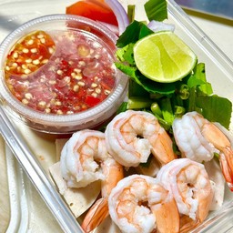 ยำหมูยอกุ้งสด