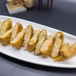 ฟองเต้าหู้ห่อกุ้ง 虾肉炸卷