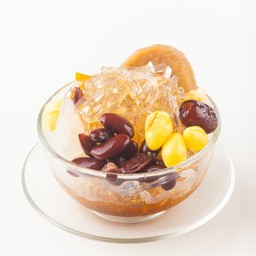 วุ้นญี่ปุ่นรวมมิตรน้ำตาลแดง