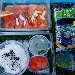 เซ็ตข้าวแซลมอนดอง