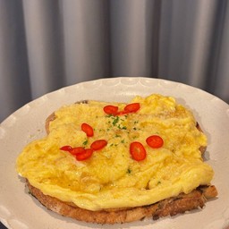 Miso Butter Scramble Eggs