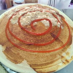 เครป(พริกเผา+หมูหยอง)