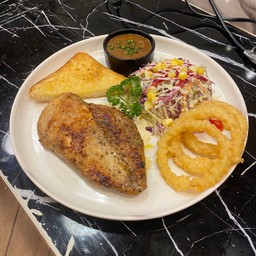 สเต็กไก่พริกไทยดำ