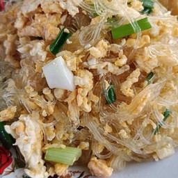 วุ้นเส้นผัดไข่