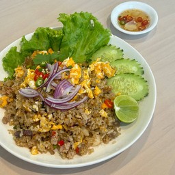 ข้าวผัดกะปิหมูสับ