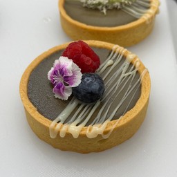 Hojicha tart