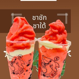 สตอเบอรี่โยเกิร์ตปั่น