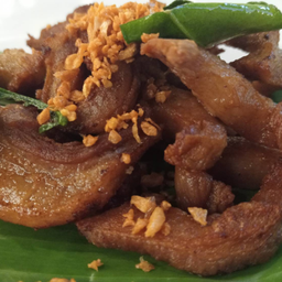 คอหมูทอด