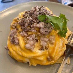 ข้าวไข่ข้นหมุสับ