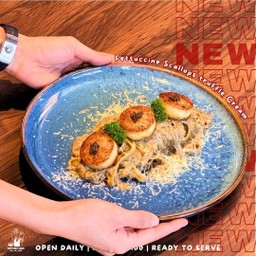 พาสต้าหอยเชลล์ครีมเห็ดทรัฟเฟิล