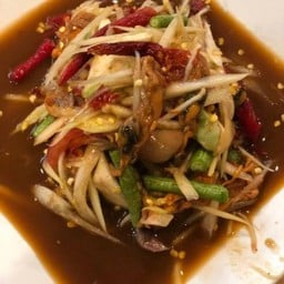 ตำหอยดอง(ใส่ปลาร้า)