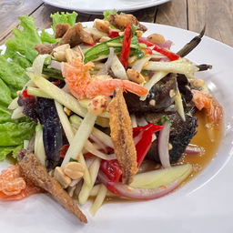 ยำมะม่วงปูจืด