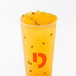 ชาเขียวมะลิเสาวรส เยลลี่เสาวรส - Passion Fruit Tea with Passion Fruit Jelly