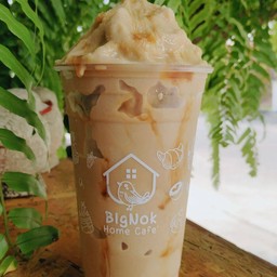 ไวท์ชอคซอลเท็ดคาราเมลมัคคิอาโต้ปั่น 22 Oz