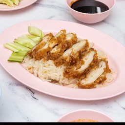 ข้าวมันไก่ทอดธรรมดา