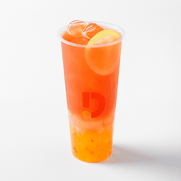 ชาเขียวมะลิผลไม้รวม เยลลี่ผลไม้ 3 ชนิด - Sunshine Fruit tea