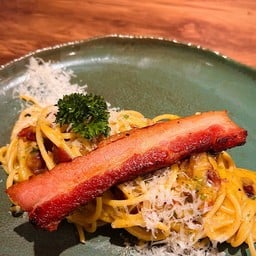 Pasta Bacon Carbonara (คาโบนาร่า)