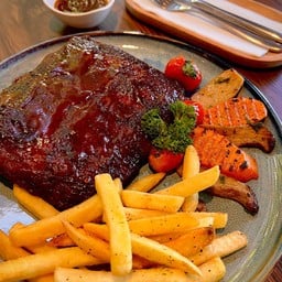 ซี่โครงหมูย่างบาร์บีคิว