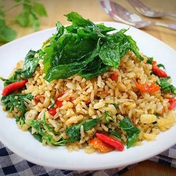 ข้าวกระเพราหมูคลุก