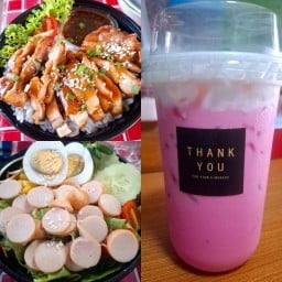 ครัวกัลยา ข้าวหน้าไก่เทอริยากิ-กาแฟ ชาชีส