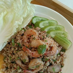 ลาบหมูกุ้ง