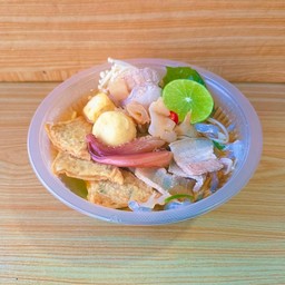 ชาบูน้ำใส ฟรี พริก กระเทียม น้ำจิ้ม