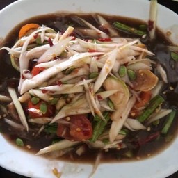 ตำลาว+ไข่ต้ม+ขนมจีน