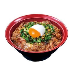 ข้าวหน้าเนื้อย่างไข่ออนเซ็นโรยต้นหอม