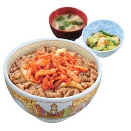 ข้าวหน้าเนื้อกิมจิ และชุดสุดคุ้ม