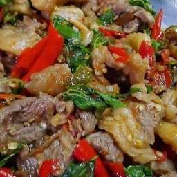 ร้านข้าวหอม.... กระเพราแซ่บซี๊ด 091-731-4217