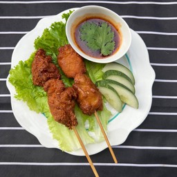 ไก่ทอดคาราเกะ ไม้ละ