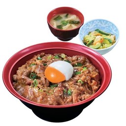 ข้าวหน้าเนื้อย่างไข่ออนเซ็น และชุดสุดคุ้ม