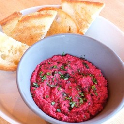 Pinkest Hummus