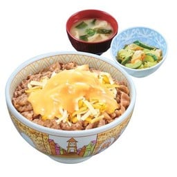 ข้าวหน้าเนื้อชีสลาวา และชุดสุดคุ้ม