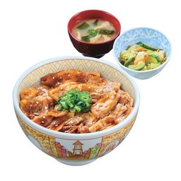 ข้าวหน้าหมูย่างฮอกไกโด และชุดสุดคุ้ม