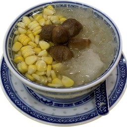 เห็ดกูหนูต้มข้าวโพดเกาลัด