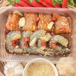 ถูกใจ แซลมอนดอง กุ้งดอง บางซื่อ