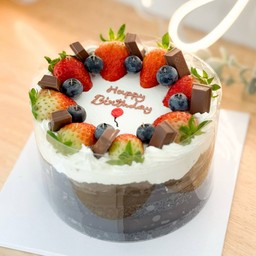 1ปอนด์ เค้กนมสดตกแต่งหน้าแน่น เขียนข้อความได้