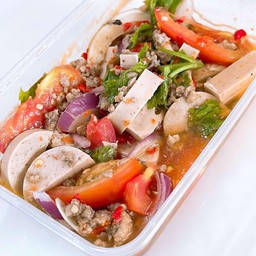 ยำหมูยอ หมูสับ