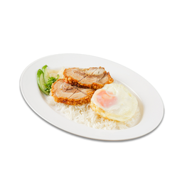 ข้าวหมูกรอบชาชู
