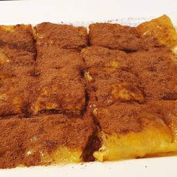 โรตีกล้วยไมโล Roti banana with milo